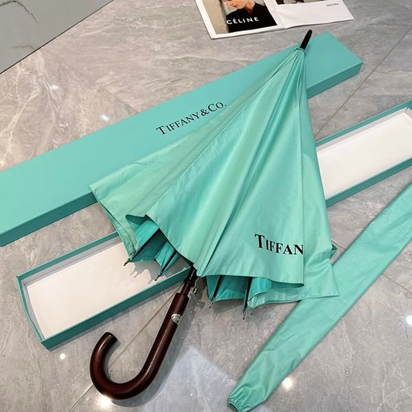 超希少！ティファニー n級品 ユニセックス 長傘 ワンギーハンドル Tic74760